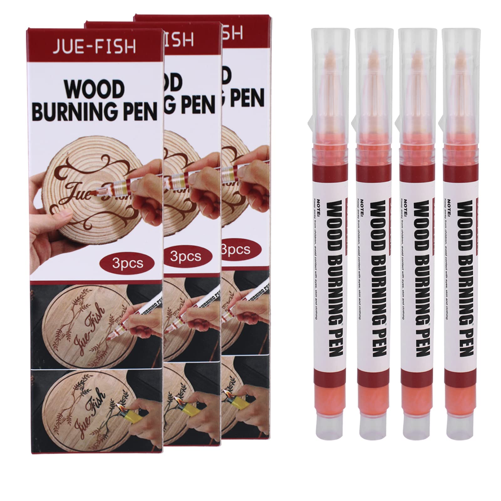 Buy ZUOLUN Wood Burning Pen Wood Burning Pen Marker, 12 Pcs Wood
