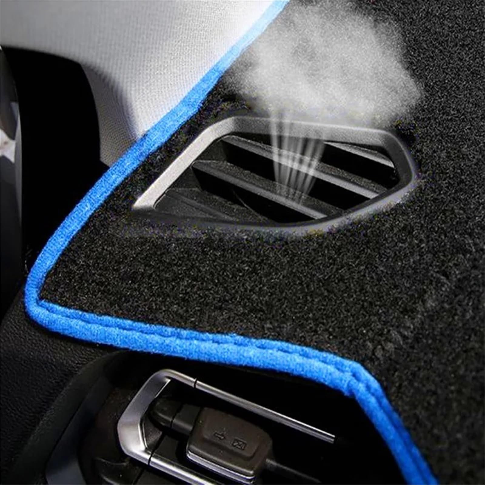 For Chevrolet For Sonic For Aveo 2012 2013 2014 2015 2016 Car Dashboard Cover Dash Mat Pad Car Dashboard Sun Pad(Blue)