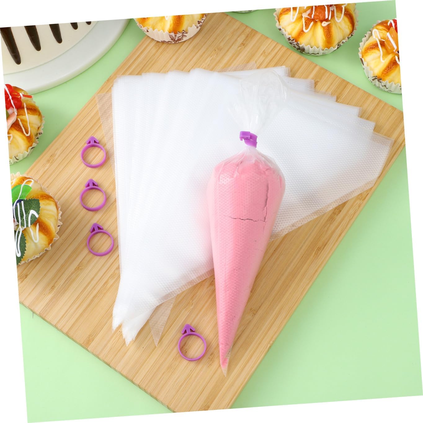 Disposable Cake Decorating Piping Bags Hdpe Thick Strong Set