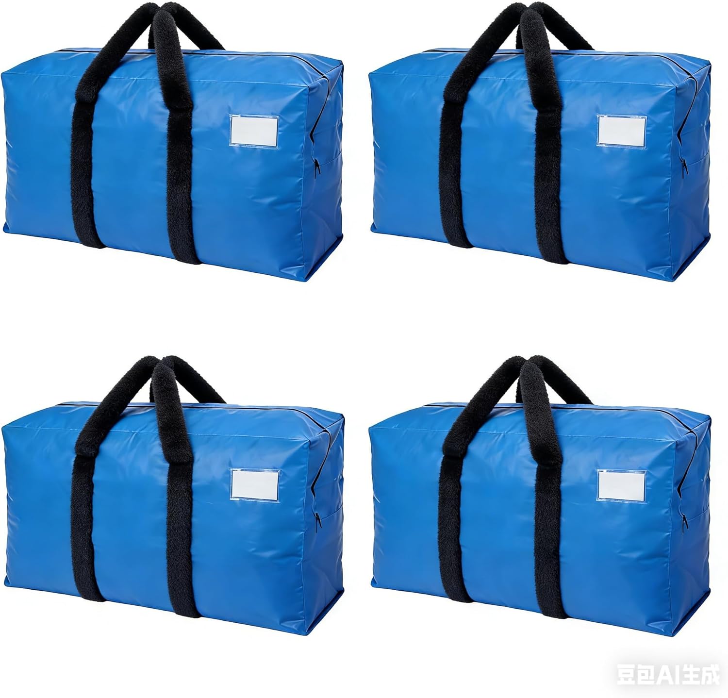 Heavy Duty Moving Bags with Backpack Straps & Handles, Large Storage Bags with Zipper for Clothes, College Moving Supplies and Dorm Essentials