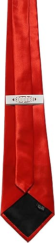 Miniatura 4 de Soophen corbata para hombre 375 pulgadas de color sólido