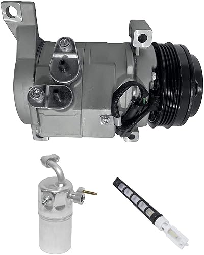 RYC Nuevo compresor de CA y kit de embrague de A/C KT D052N (solo apto para vehículos sin A/C trasero)