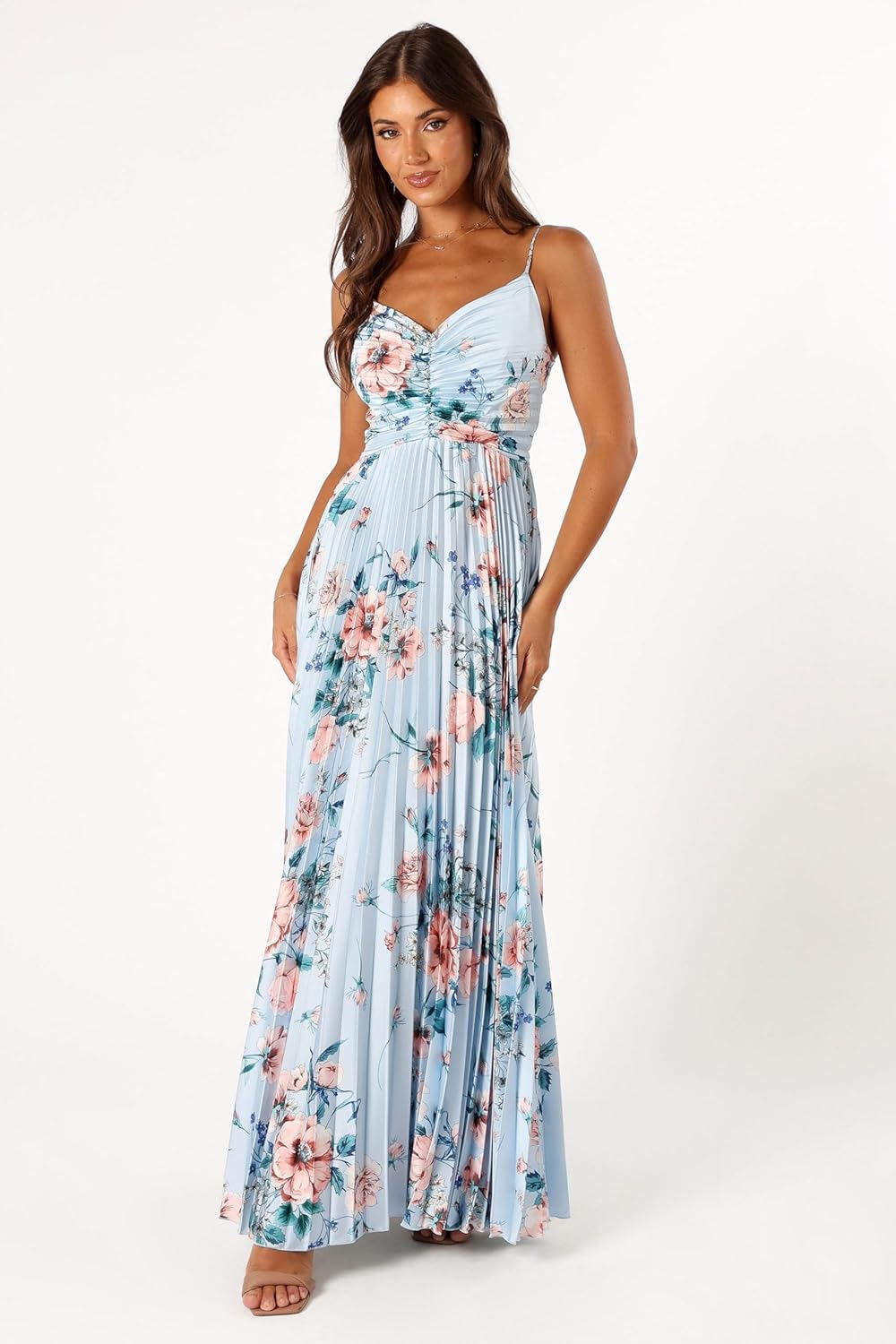 Petal & Pup Womens Naira Pleated Maxi Dress - Image 6