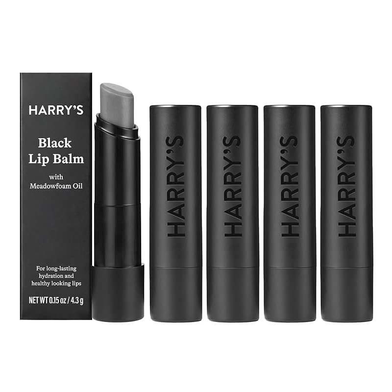 Bálsamo labial preto Harry's, Pacote com 5