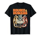 Gaming Houses Humans Funny Rpg Parody Gamer Men Boys Kids T-Shirt