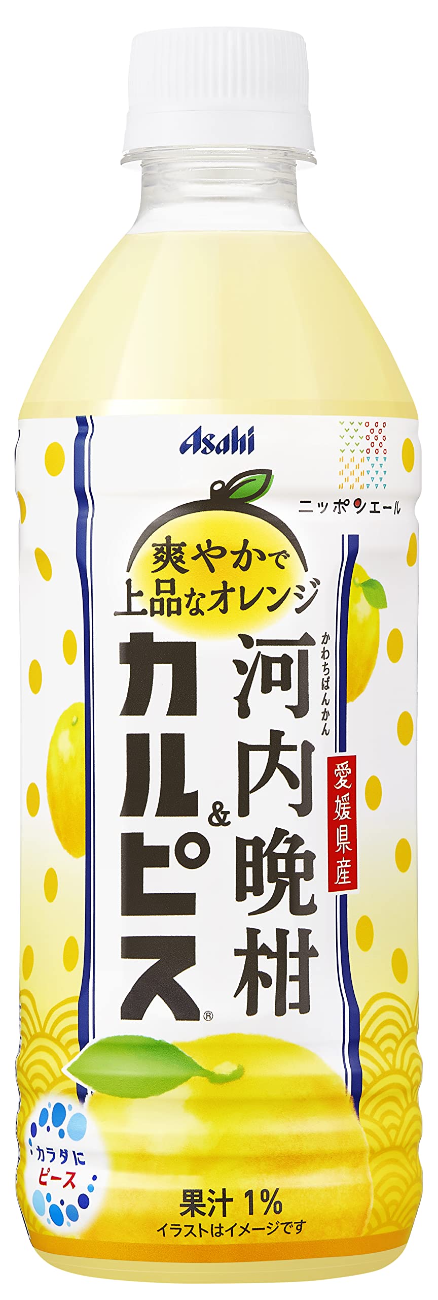 Amazon.co.jp: アサヒ飲料 愛媛県産河内晩柑&カルピス 500ml×24本