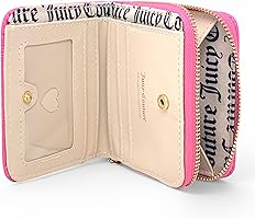 Amazon.com: Juicy Couture Women's Small Zip Around Wallet (Good