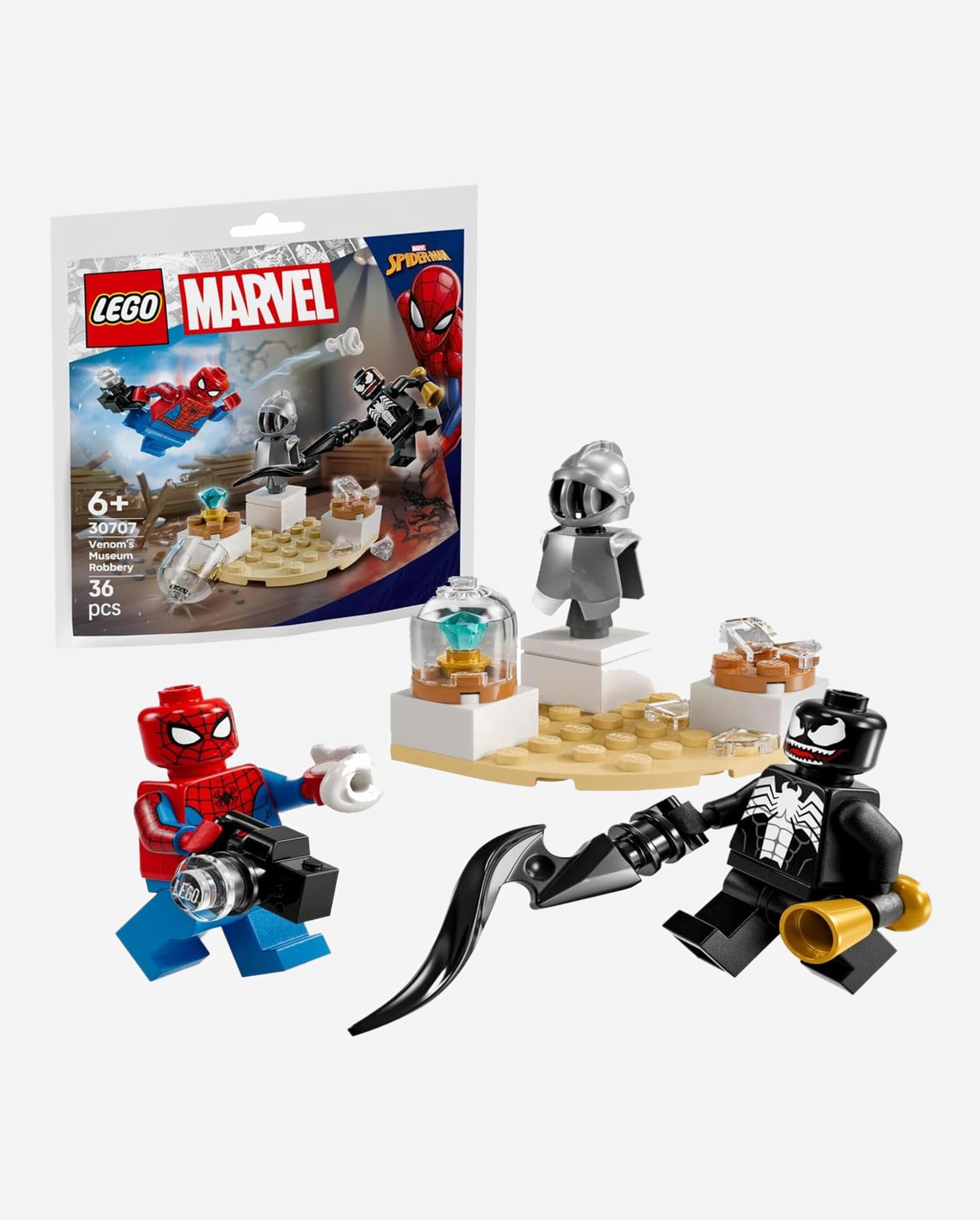 Amazon.co.jp: レゴ マーベル スパイダーマン ヴェノムの博物館強盗