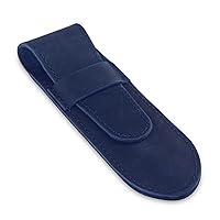 Vista 21 de Funda de afeitar recta, funda de cuero de vaca auténtica, soporte para maquinilla de afeitar recta, estuche de afeitar de viaje (marrón vintage)