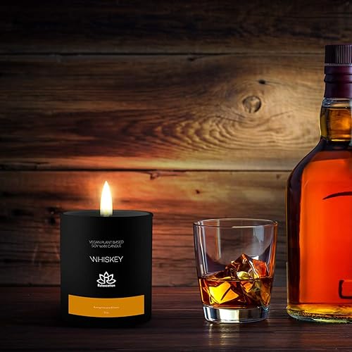 Miniatura 57 de Vela de cera de soja natural hecha en Estados Unidos en tarro de vidrio Velas de soja perfumadas de naranja brasileña de lujo Fresca y alegre