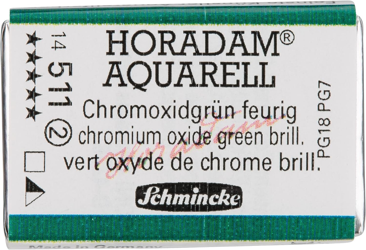 Schmincke - HORADAM® AQUARELL - acuarelas para artistas, 492 azul de Prusia, 14 492 044, 1/2 godet — view 33