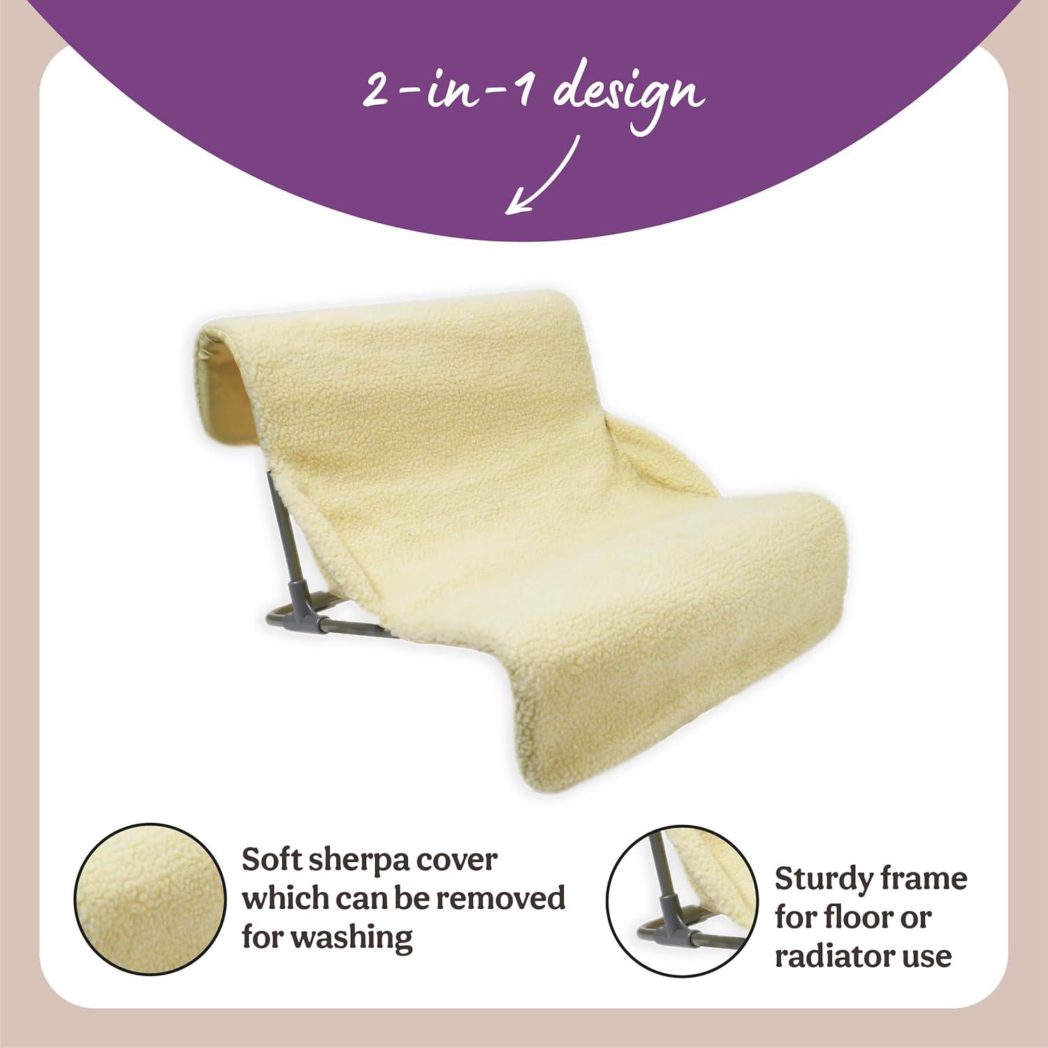 Natural Cat Scratchers 2 In 1 Cat Bed