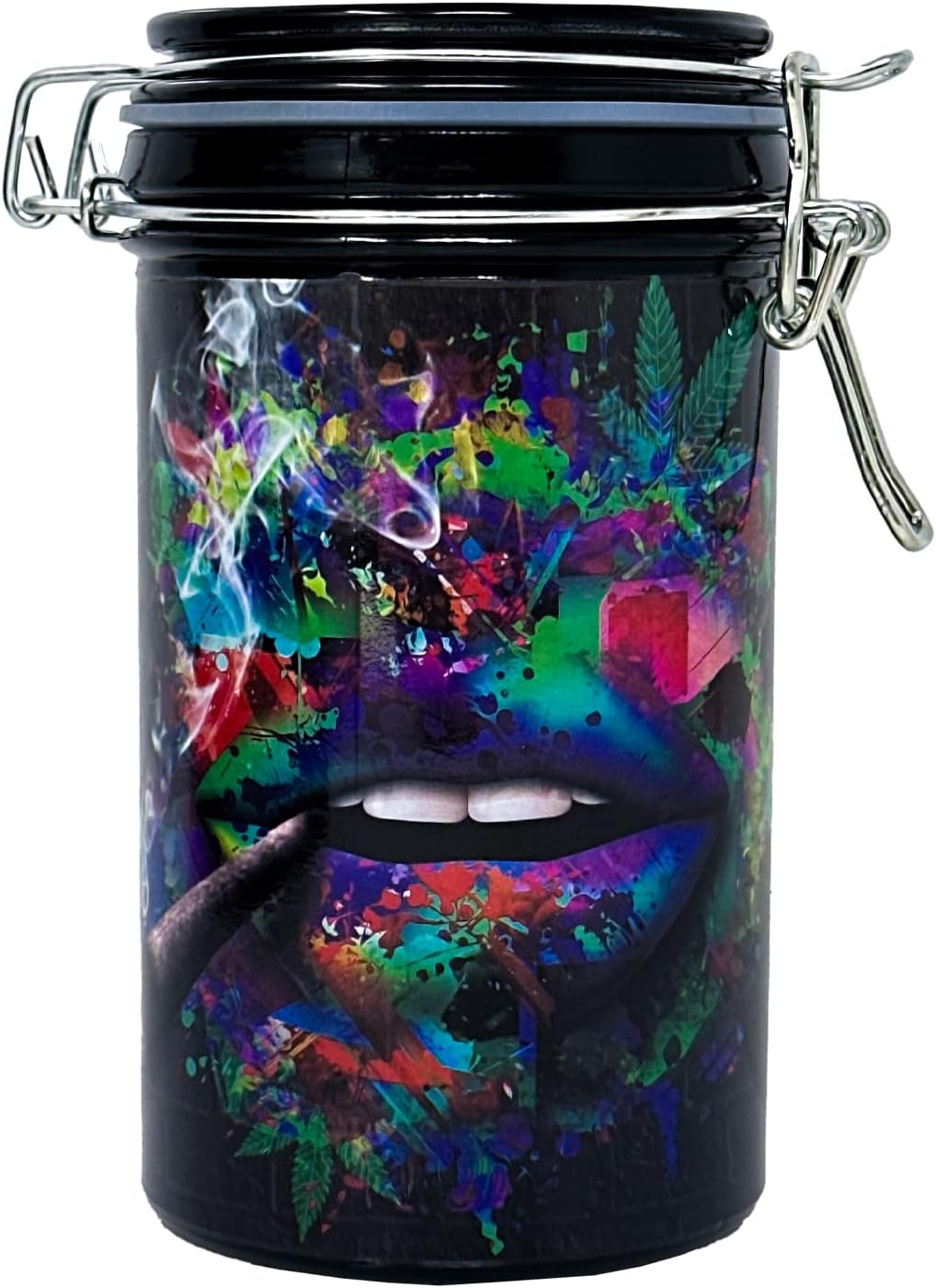 6" XL Glass Storage Jar: Urban Glitch