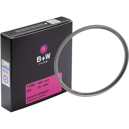 B + W UV-Haze Protection Filter for Camera Lens – Ultra Slim Titan Mount (T-PRO), 010, HTC, 16 Layers Multi-Resistant and Nano Coating, Photography Filter, 39 mm
