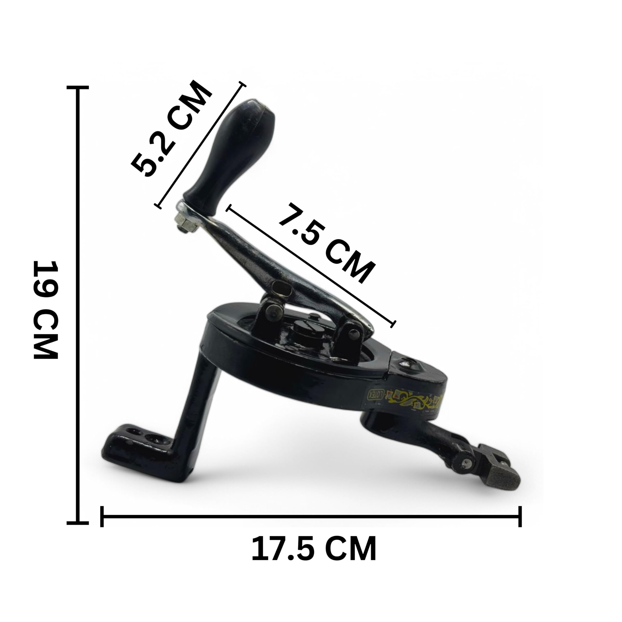 ZENITH Metal Handle Attatchment (HATTHI) Suitable for Home Domestic mauual Sewing Machines. Black — Amazon image 3