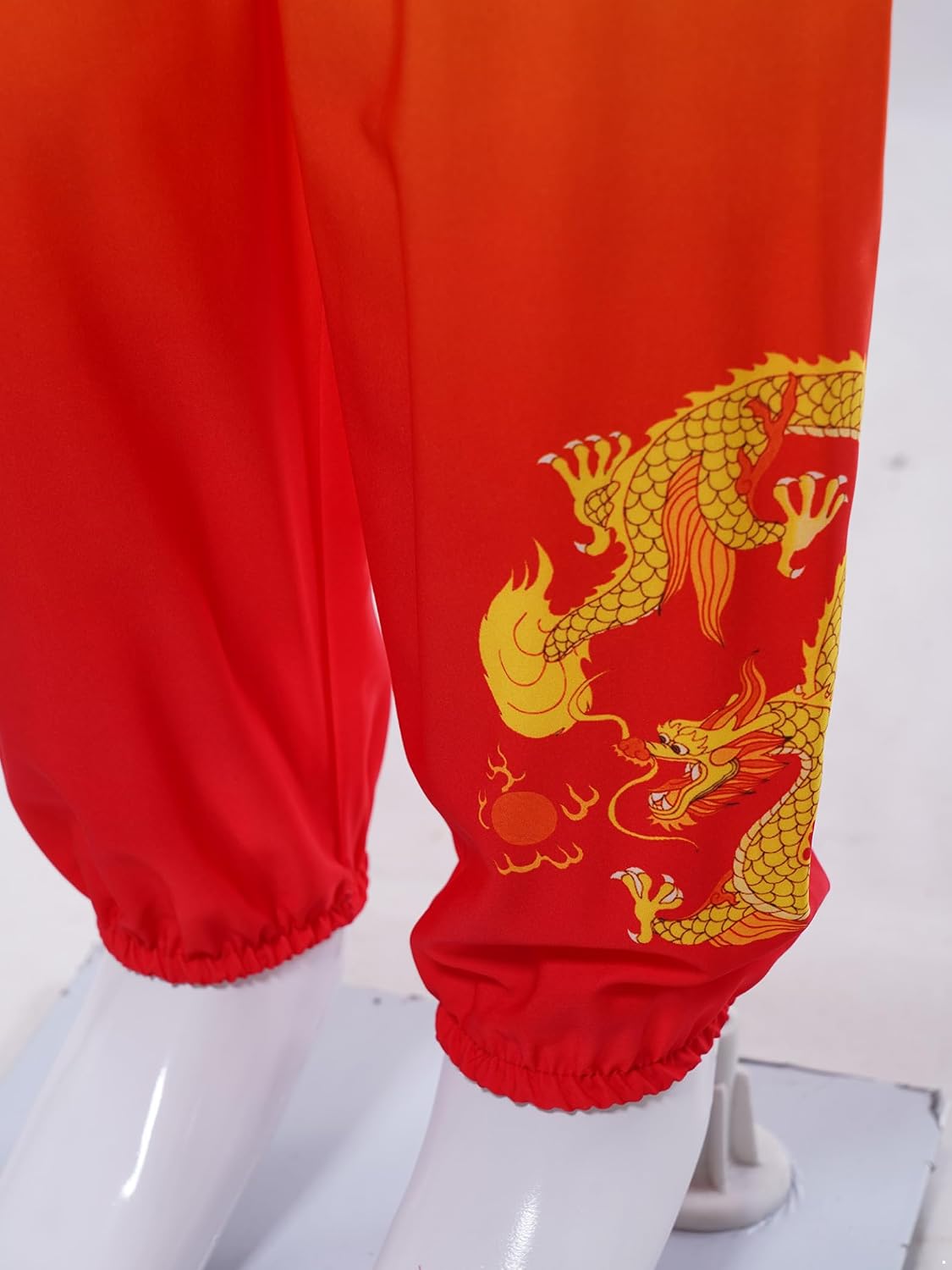 Jugaoge Kids Boys Girls Tai Chi Morning Exercise Uniform Chinese Kung Fu Martial Arts Sports Suit Activewear
