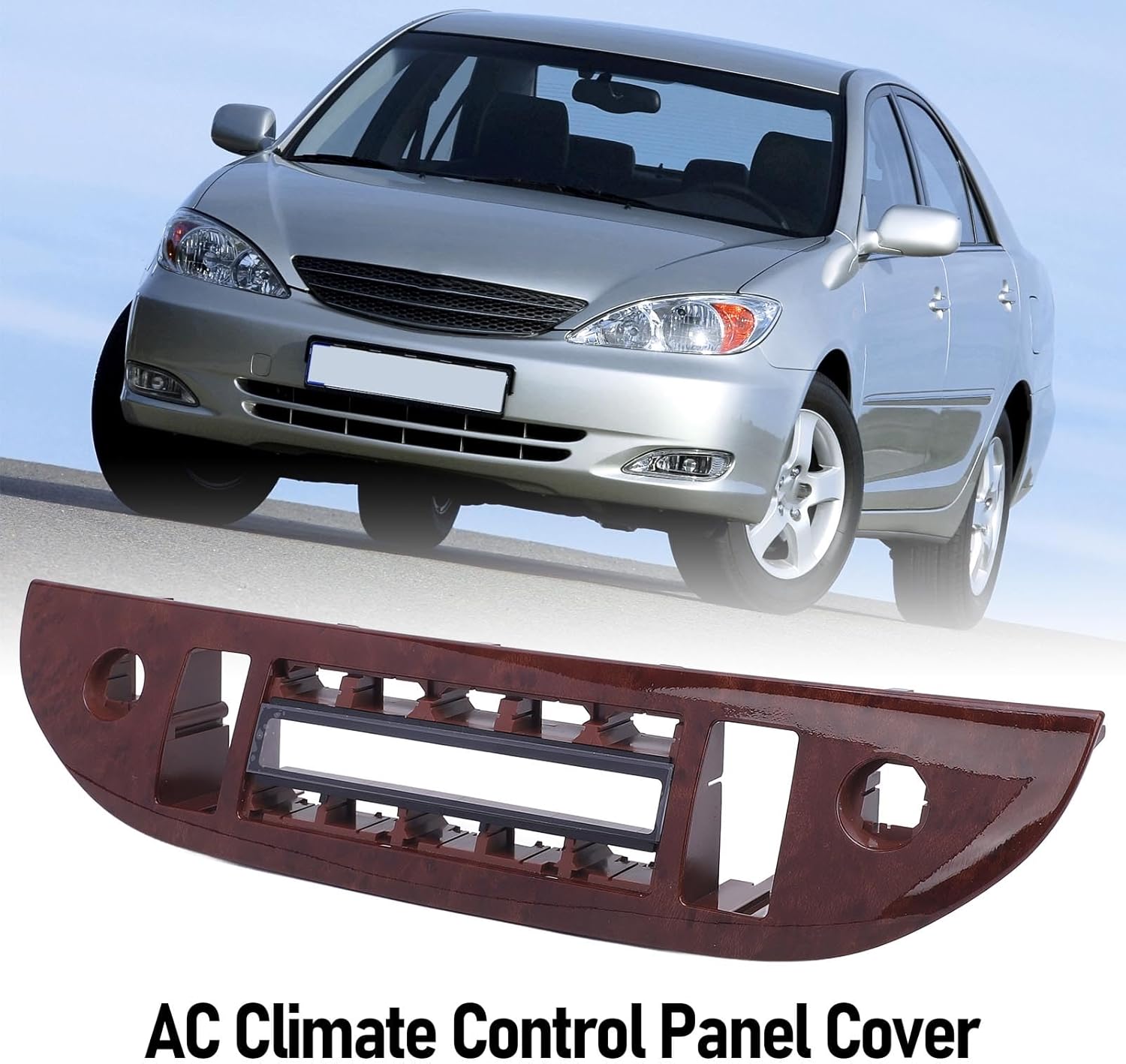 AC Climate Control Panel Cover Trim Central Control Air Conditioning Switch Panel Cover Replacement for XV30 2001-2006