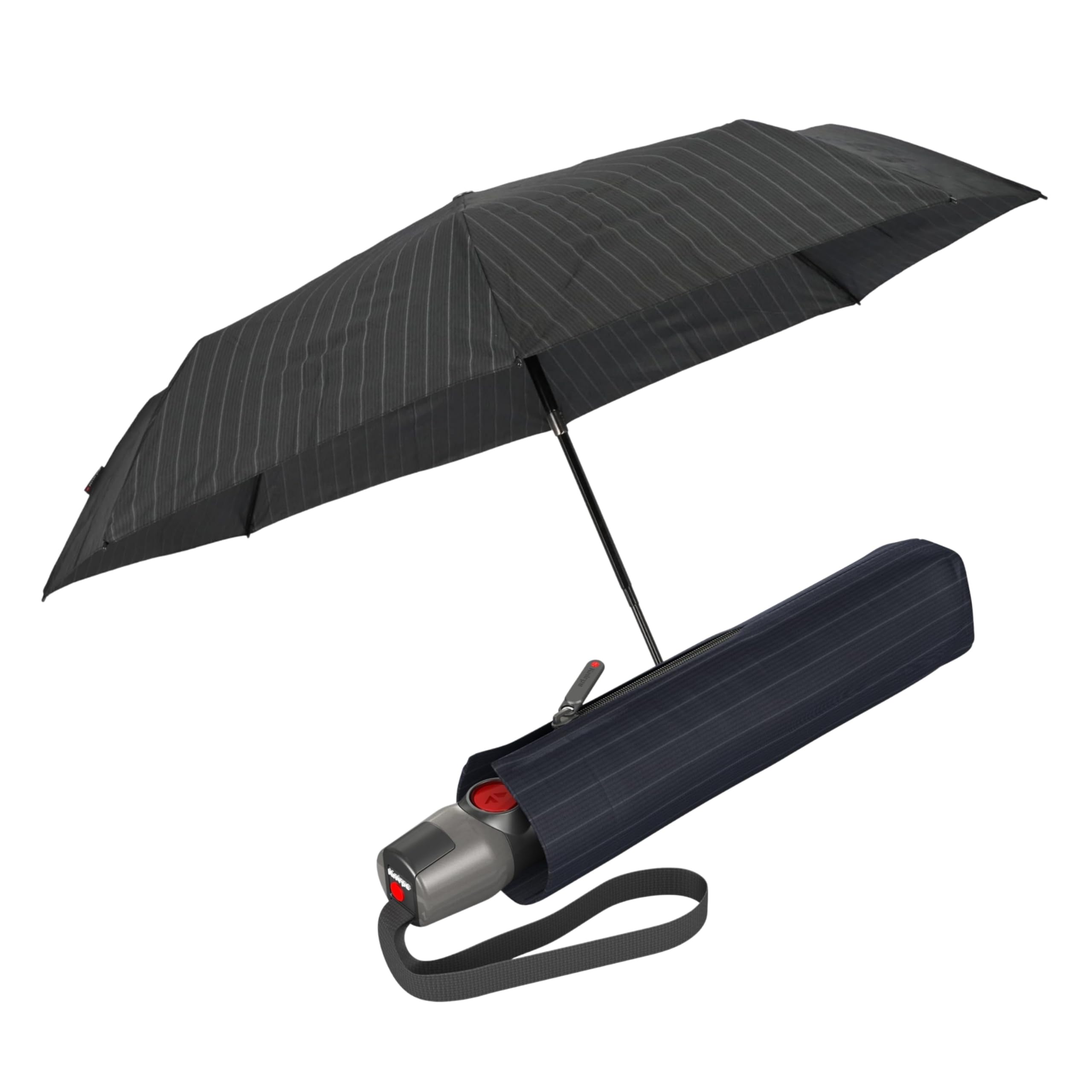 Knirps Umbrella T.200 Medium Duomatic Pocket Umbrella, Stripe, 98 cm