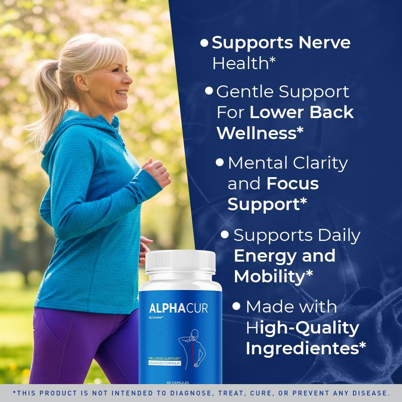 (3 Pack) Alpha Cur Capsules - Official Alpha Cur Advanced Nerve Support Supplement, Natural AlphaCur Maximum Strength Multivitamin Nerve Health & Wellness Support Reviews, 180 Capsules for 3 Months - Image 2