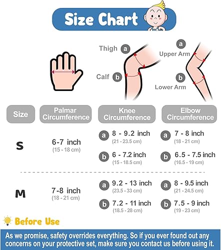 Miniatura 7 de XOUIWIRZ Rodilleras para niños, coderas, muñequeras con bolsa de cordón ajustable 3 en 1, juego de equipo de protección para niños y niñas