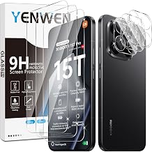Screen Protector for Xiaomi 15T / 15T Pro / 17T Pro 5G, 3 Pack of Tempered Glass with 3 Camera Protection, 9H Hardness Protective Glass Mobile Phone Film HD Clear