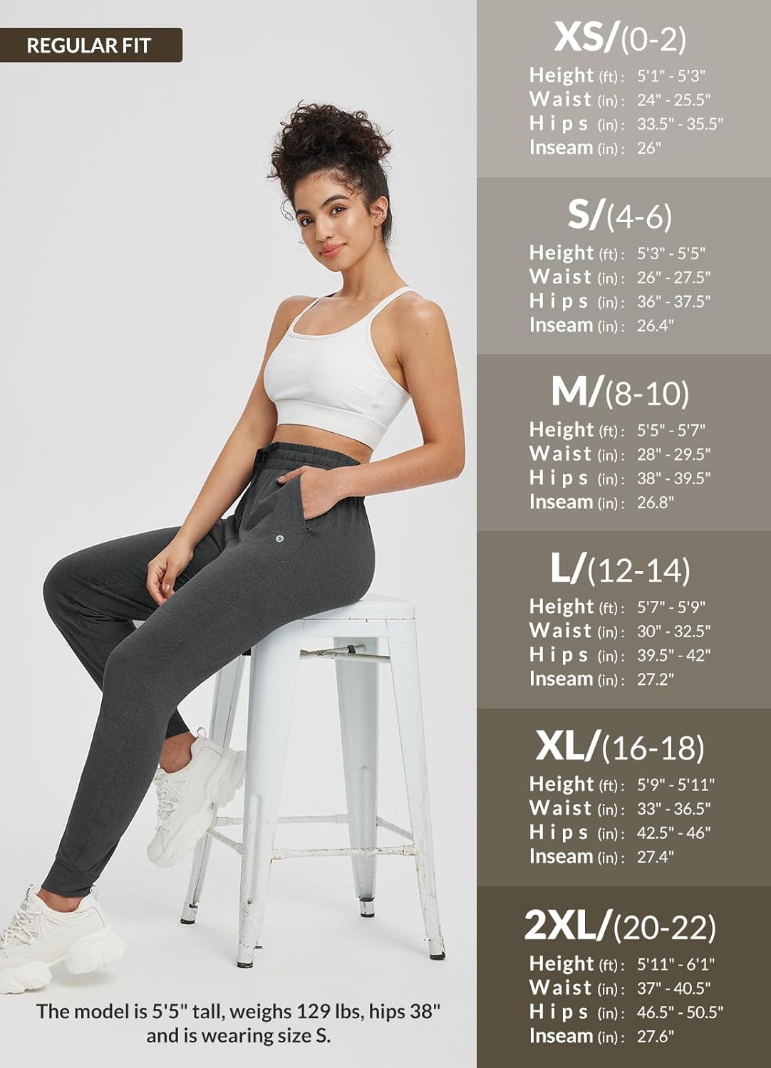 baleaf Women's Joggers Pants Ultra Soft Comfy Sweat Pants Running Athletic Lounge Relaxed Fit Tapered Leg with Pockets - Image 7