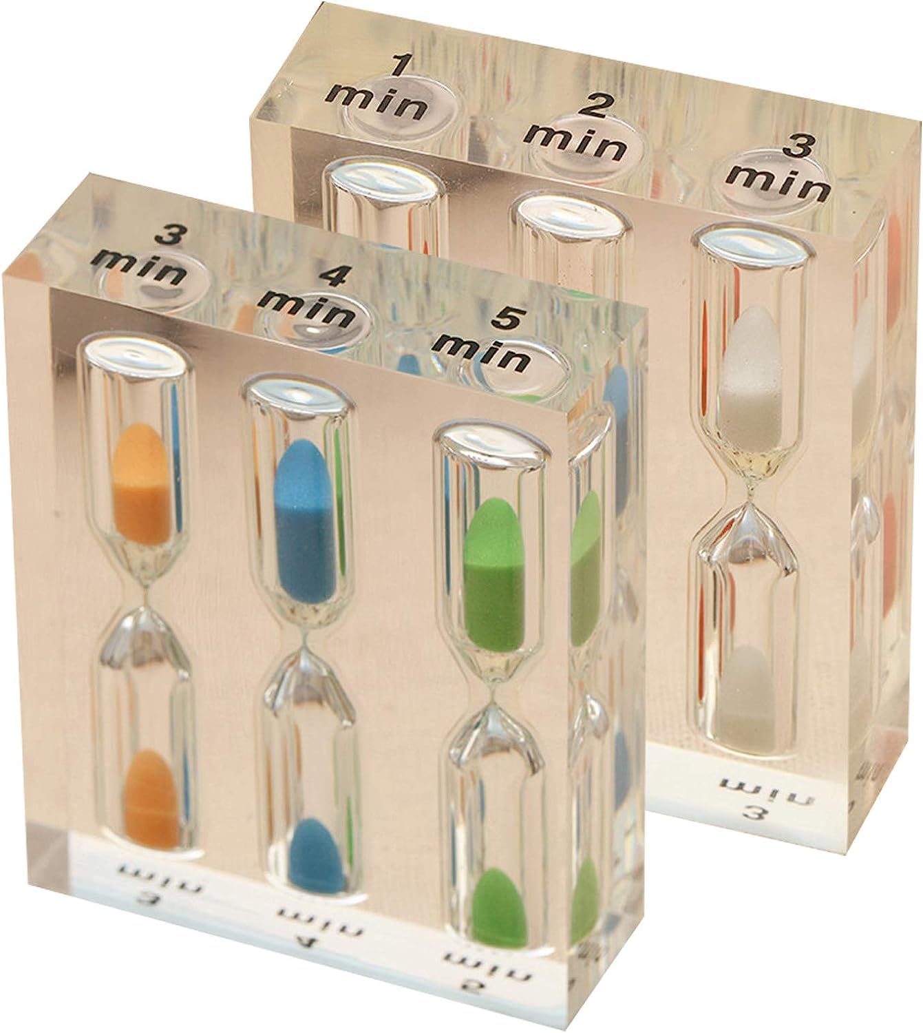 Sanduhr-Zeitgeber, Sanduhr-Sanduhr, Vintage-Glas-Sanduhr-Timer, moderne Mini-Acryl-Bastelarbeiten for Kinder, 3/4/5 Minuten Sanduhr-Sanduhr, Küche, Schule, Sanduhr, Sanduhr-Timer, Sanduhr, Desktop-Cou