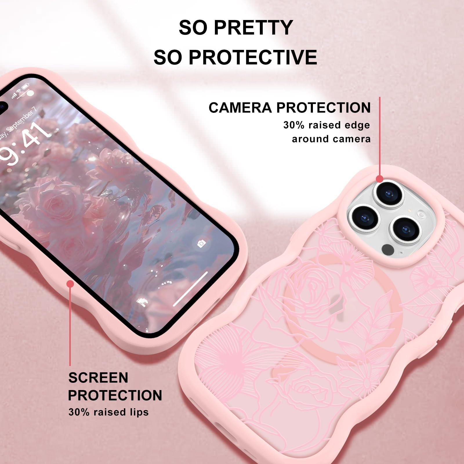 iPhone13Proケース magsafe対応 可愛い ウェーブ Amazon.co.jp: Pepmune iPhone 13 Pro 用 ケース MagSafe対応 半透明