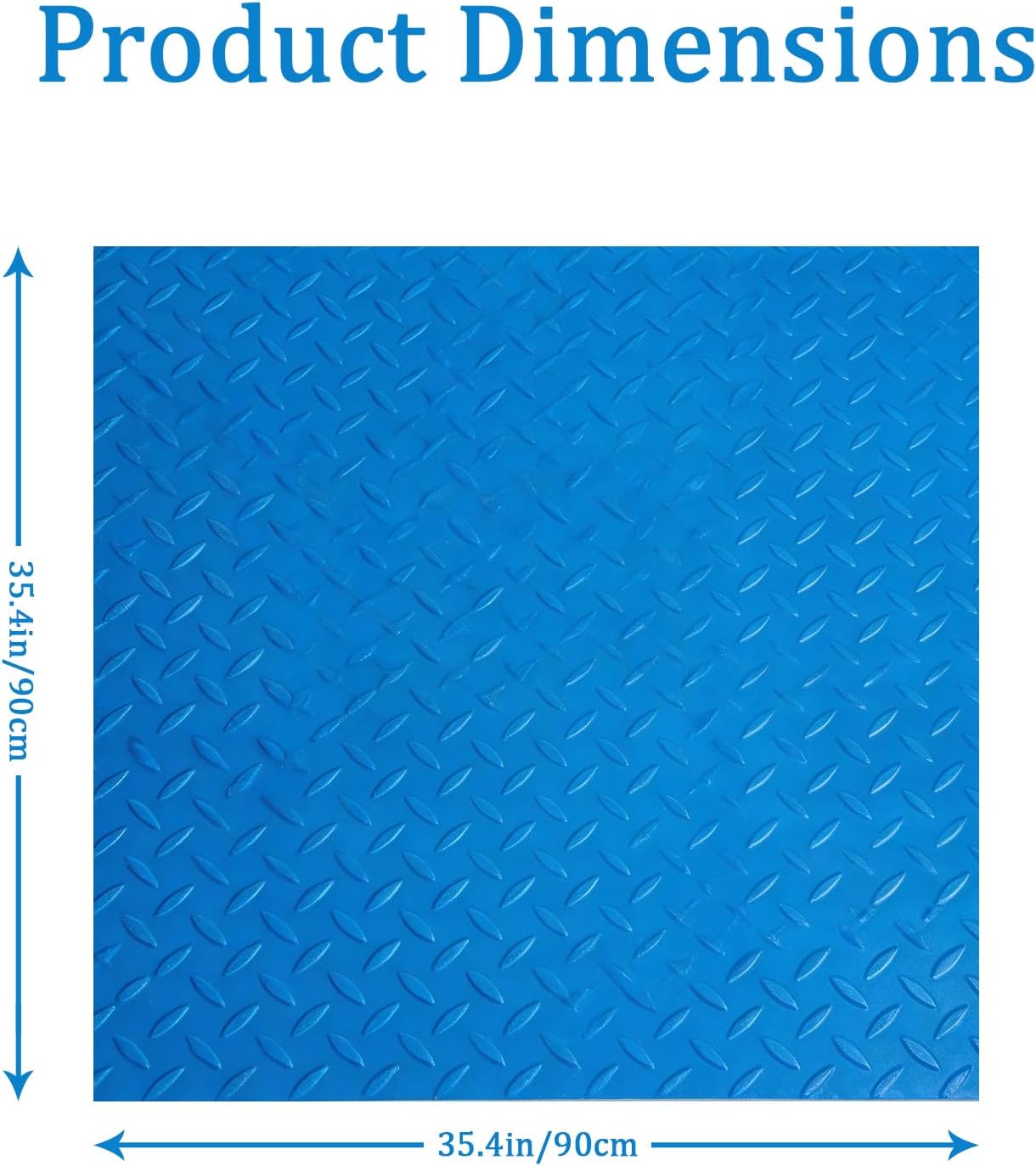 Swimming Pool Ladder Step Mat, 36" x 36" Protective Pool Ladder Pad Step Mat with Non-Slip Texture, Pool Liner Protection Mat for In-ground or Above Ground Pools