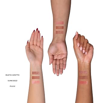 Nudestix Sunkissed Nudes Mini Kit 3-Piece Cream Blush, Bronzer & Glossy Lip Set for Cheeks, Eyes & Lips | Travel-Size, Multi-Use, Vegan Makeup for a Fresh Beachy Glow