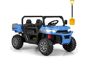 OLAKIDS 2-Seater Kids Ride-On Gator