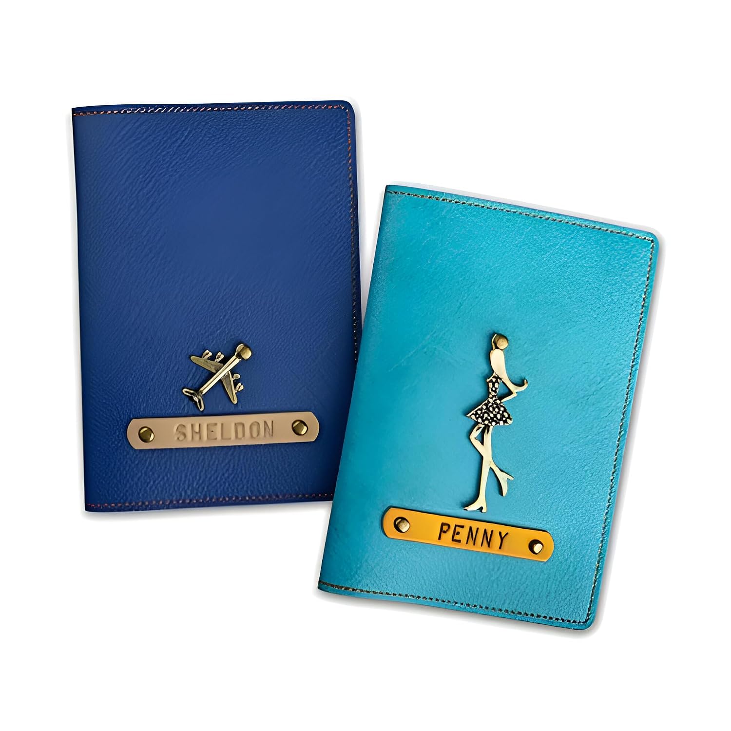 The Junket Luxury Personalized Leather Passport Cover for Couple with Name | Matching Passport Covers with Elegant Charms... - Review, Price and Buying Guide