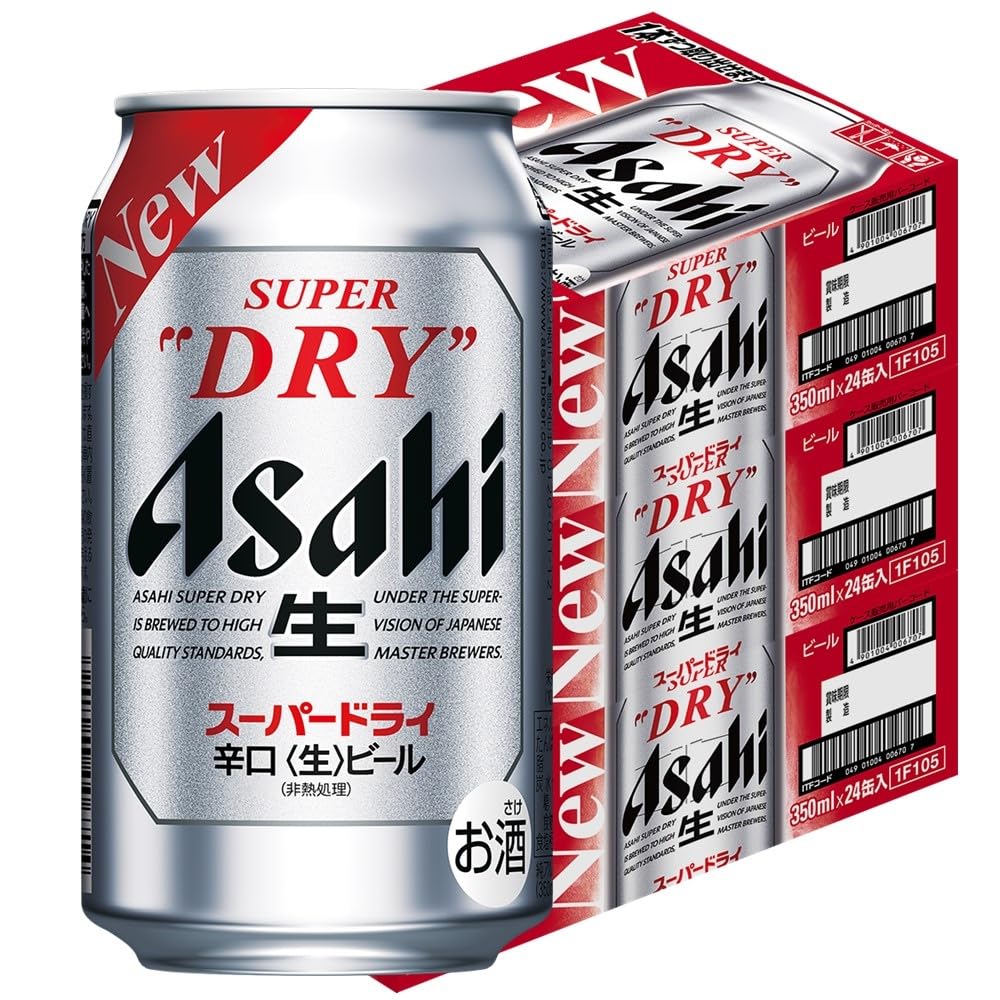 Amazon.co.jp: アサヒ スーパードライ 350ml × 3ケース （72本