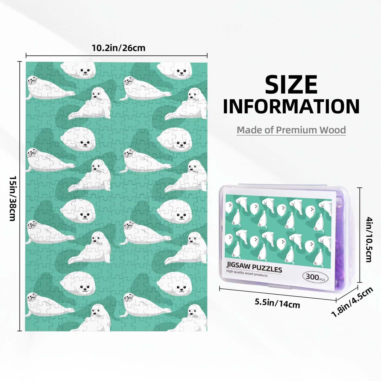 【新品】SPRING  アザラシ親子セット 北欧 木製 箔 まめざら ジオメトリー ゴールド 2枚セット木箱入り – toumei