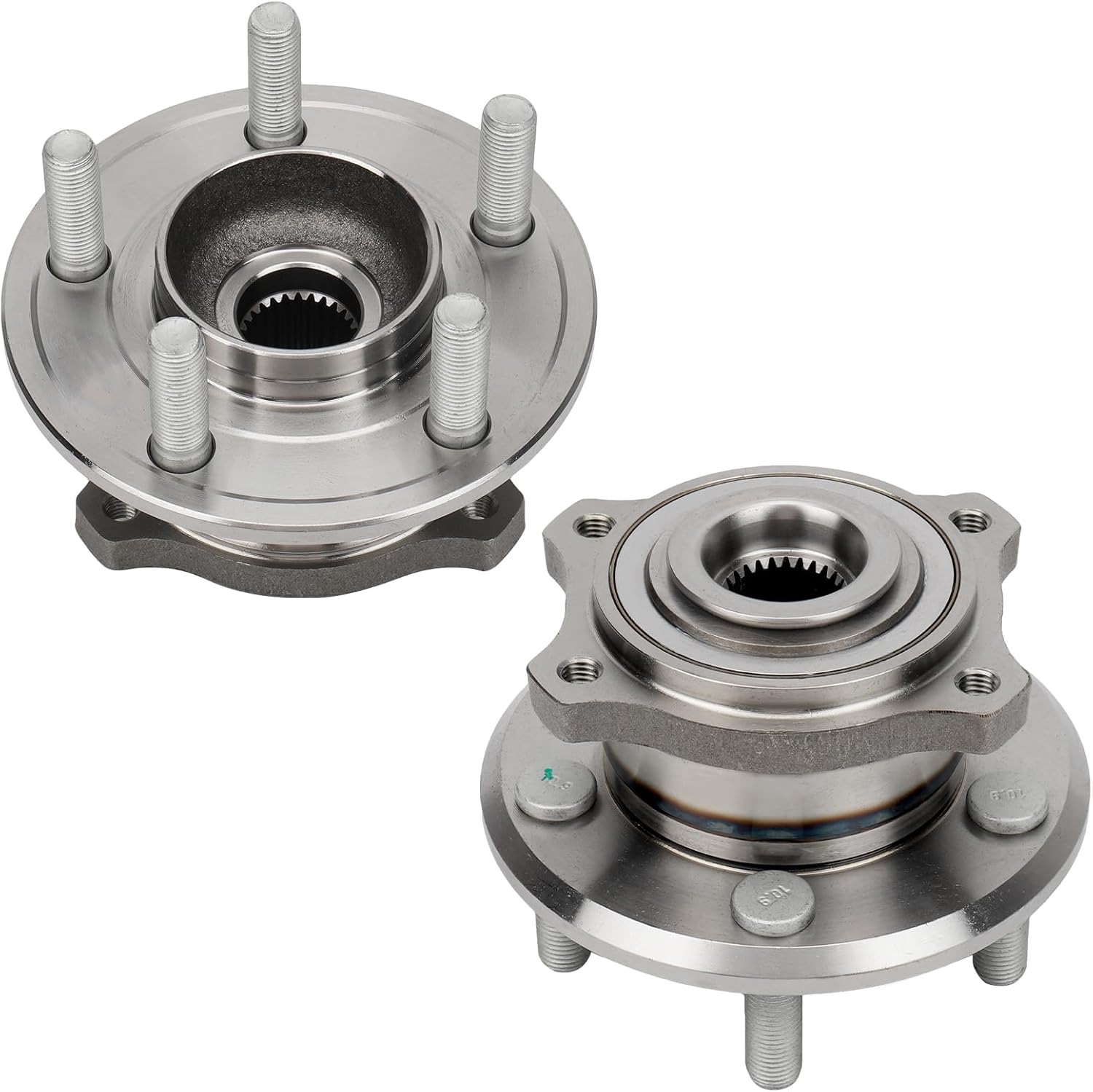 DRIVESTAR 512301 BR930446 HA590031 Rear Wheel Hub & Bearing Assembly for Chrysler 300 2005-2009,06-09 Charger, 05 06 07 08 Magnum(5 Lugs)(Pair)