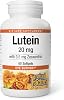 Natural Factors - Lutein 20mg, Natural Antioxidant to Support Eye Health, 60 Soft Gels