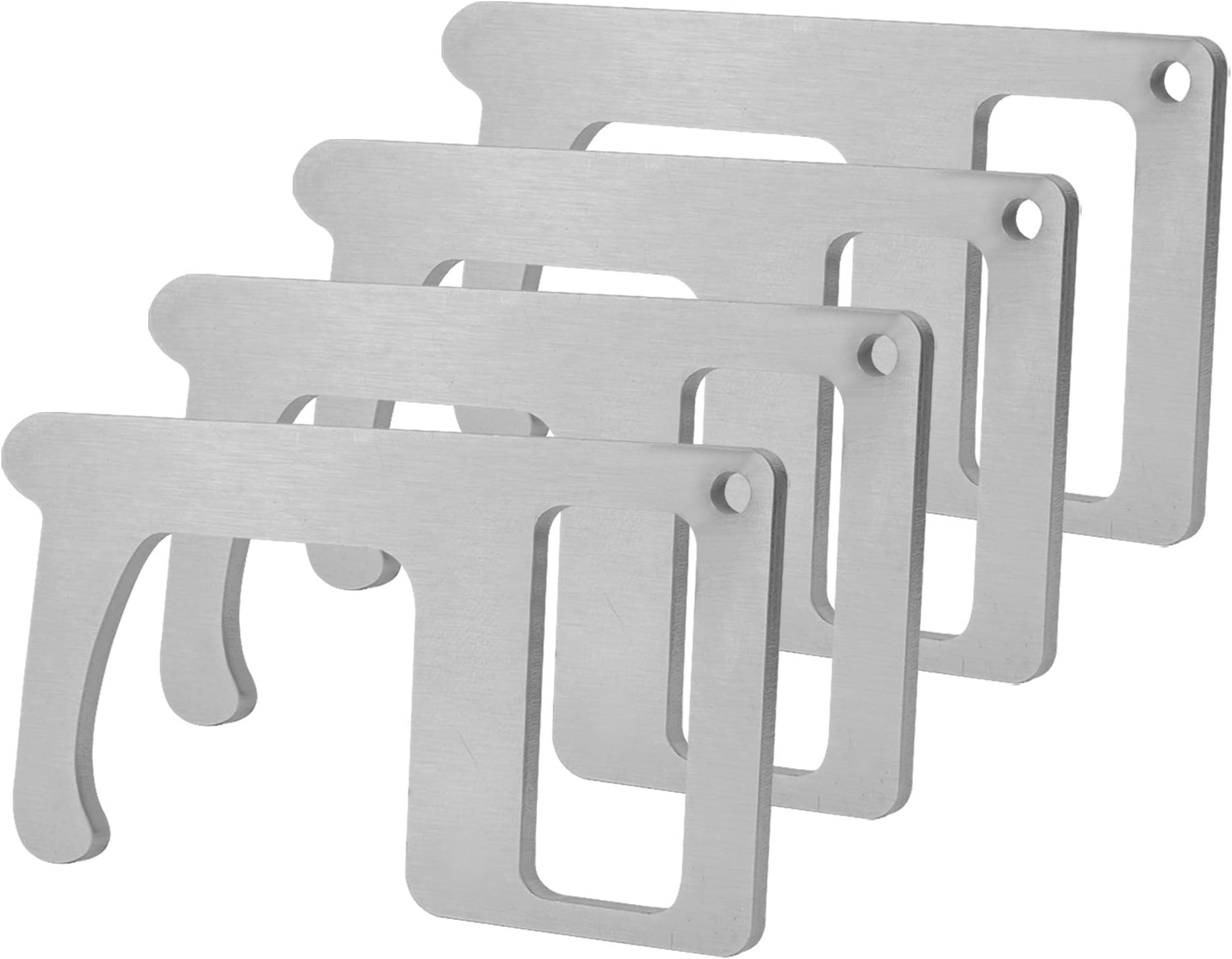 Autofy Multipurpose Antimicrobial Safety Key for No Contact Door Use Switch On/OFF, No Touch Lift/Elevator Button Operate, Contactless ATM/Card Swipe Machine Use Keychain Pocket Tool (Pack of 4)