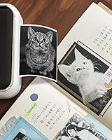 Vista 42 de Phomemo Papel adhesivo térmico blanco de 1.969 in, compatible con Phomemo M02/M02S/M02 PRO/M04S/M04AS Mini impresora térmica, texto negro, 3 rollos