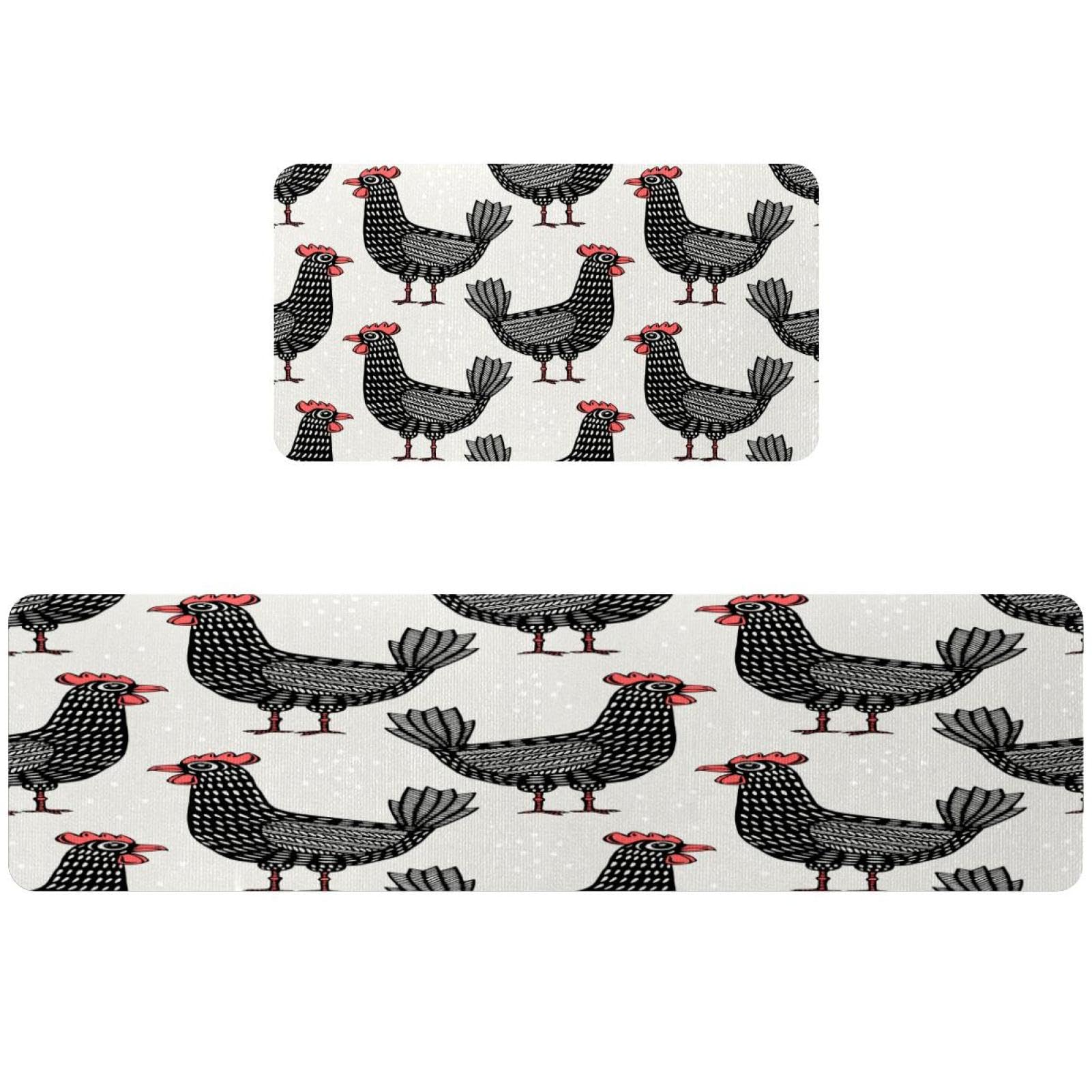 Tapete de cocina de 2 piezas para proteger el suelo contra manchas de grasa y humedad