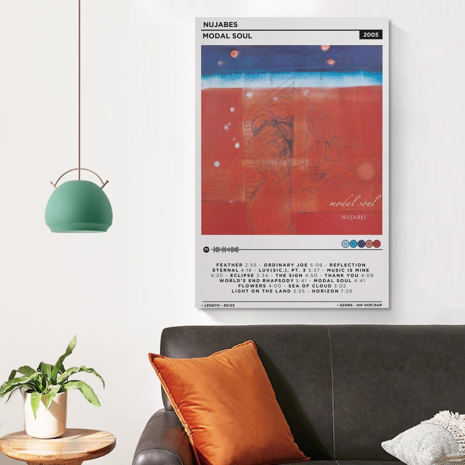 Modal Soul by Nujabes Canvas Poster Wall Decorative Art Painting
