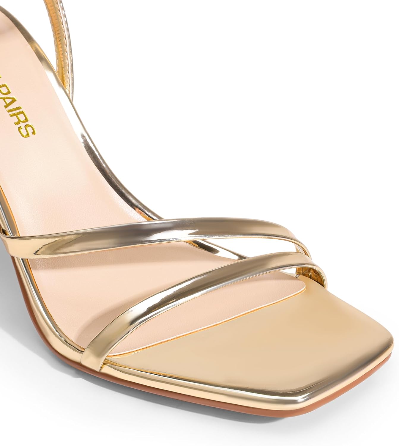 DREAM PAIRS Women’s High Stilettos Heels Open Toe Square Sandals Ankle Strap Pumps Sexy Comfort Strappy Dress Shoes Party Wedding Heeled Sandals - Image 4