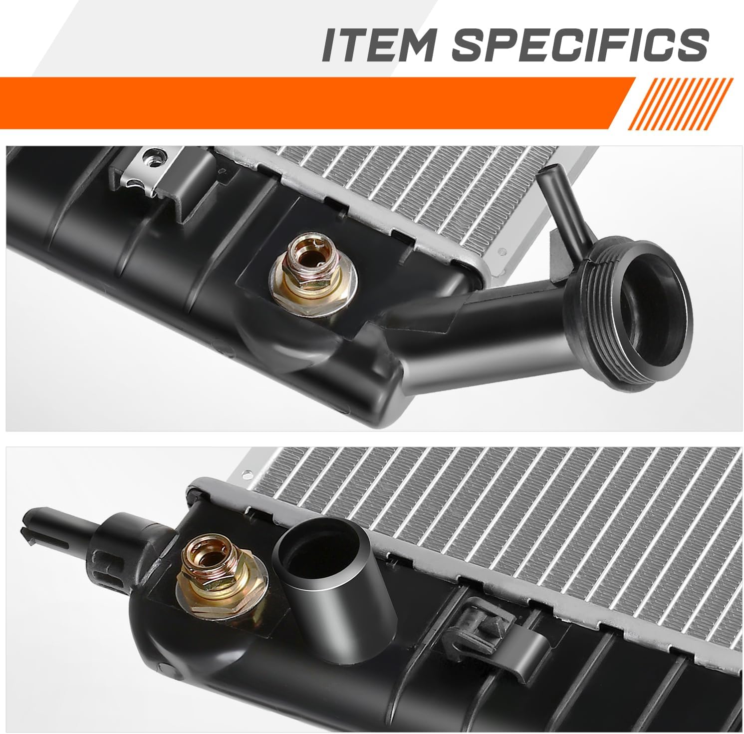 DPI-2710 OE Factory Style Aluminum Core Radiator Compatible with 04-09 Chevy Impala/Buick Allure AT