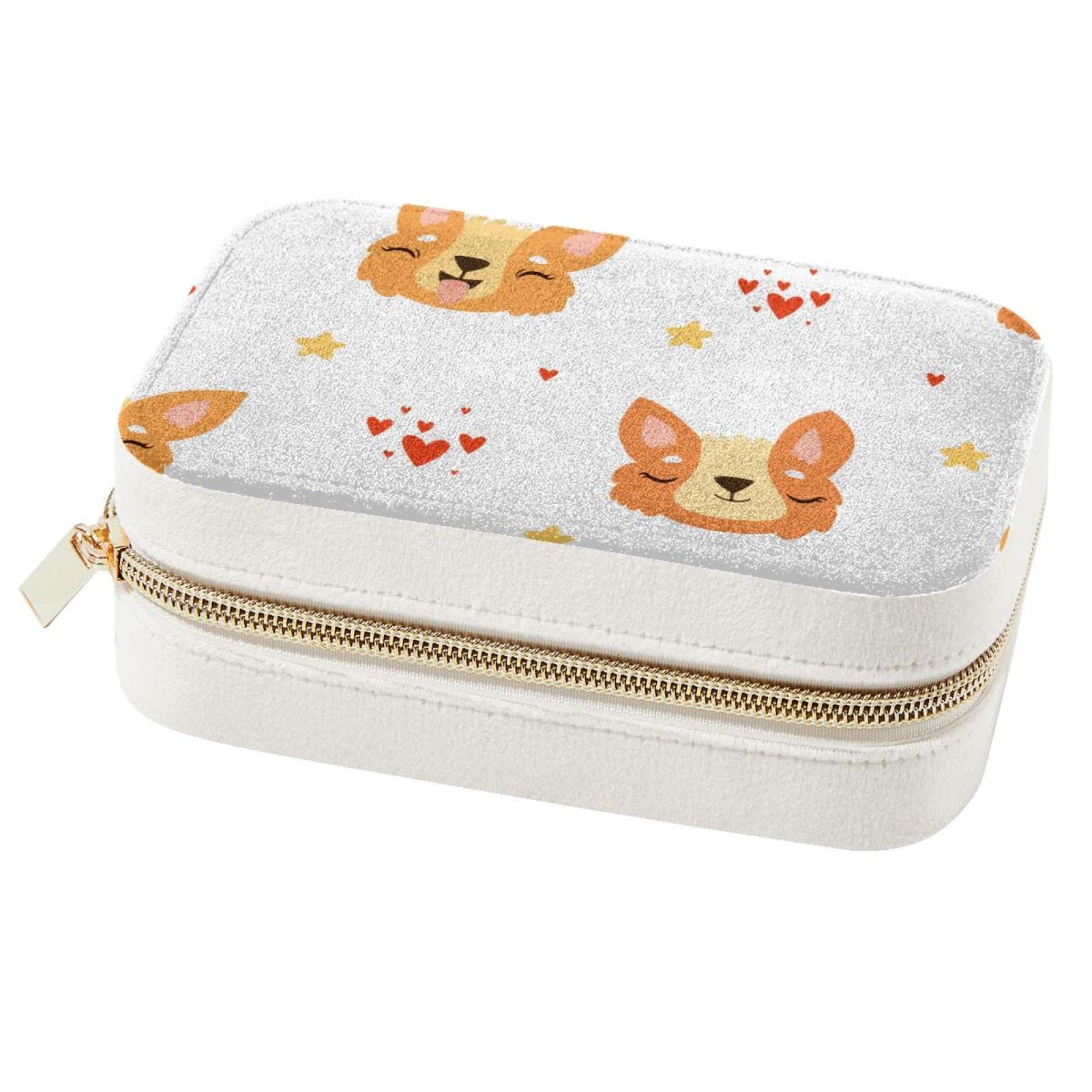 Coffret à bijoux Corgi sans couture : organiseur étanche pour vos bagues