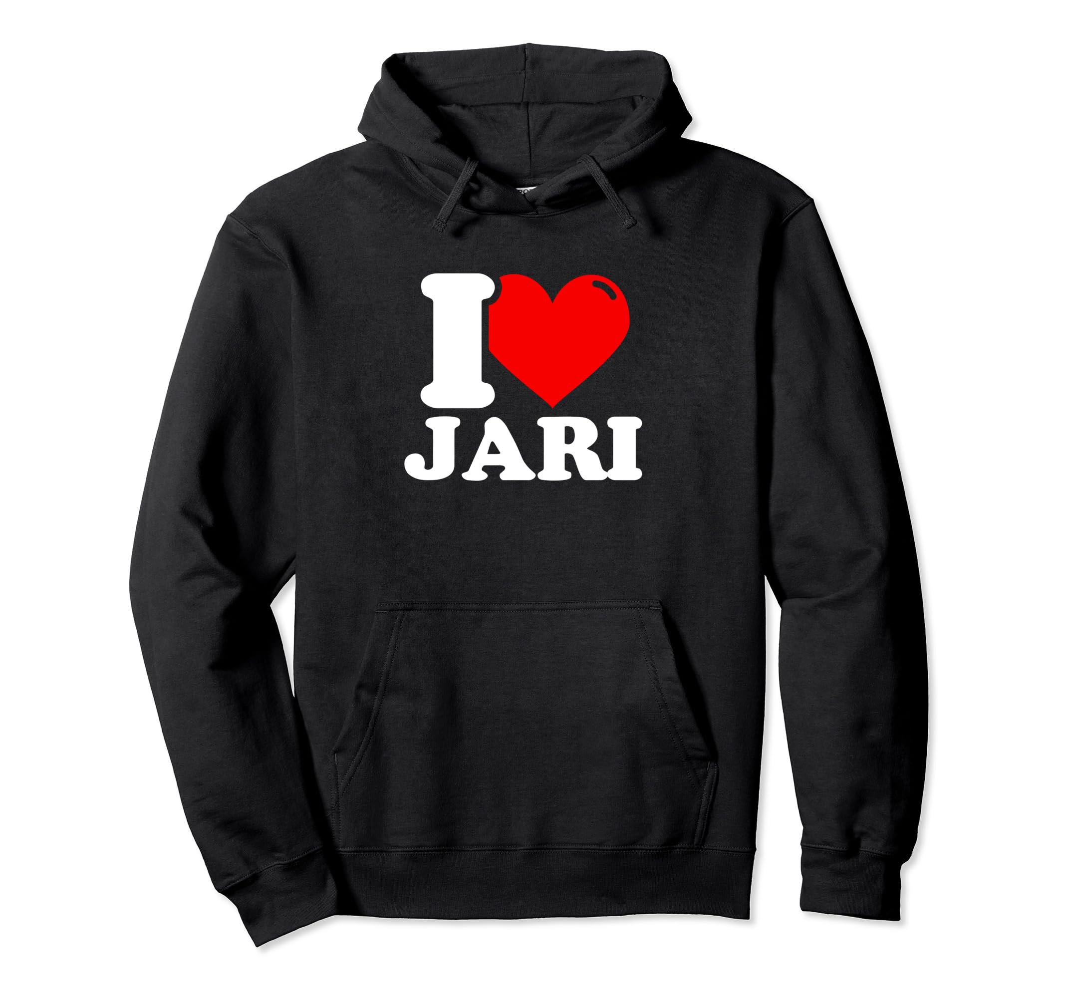 I love jari given name Pullover Hoodie