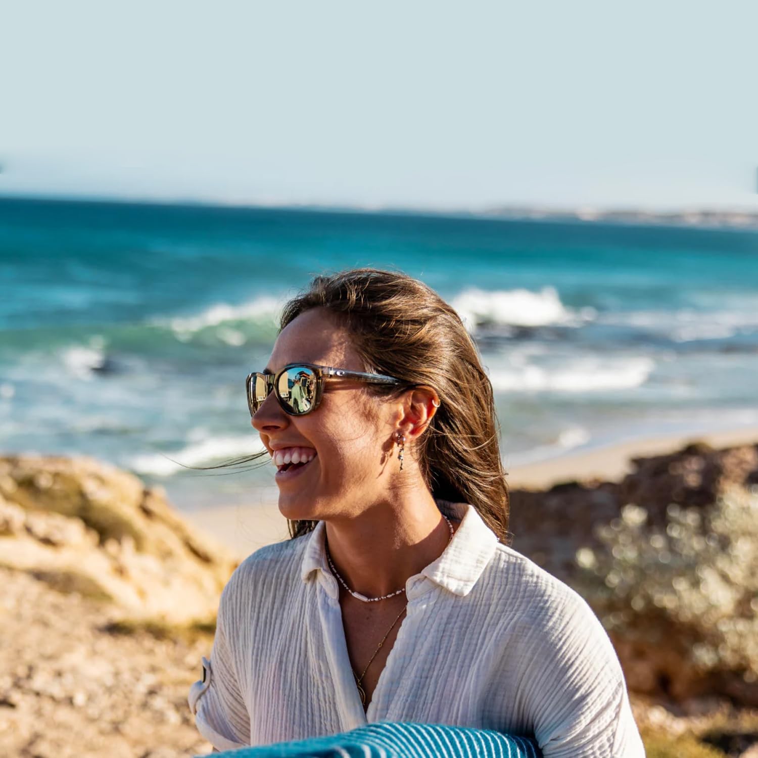 Costa Del Mar Womens Aleta Round Sunglasses - Image 6