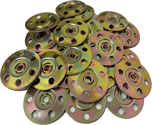 Metal Insulation Washer disc 35mm Qty 100 Galvanised Steel Passivated Steel