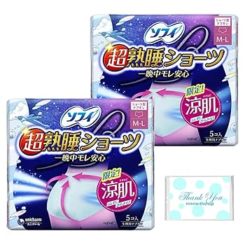 ソフィ 超熟睡ショーツ M-L 涼肌5枚入✖24袋　合計120枚 Amazon | ユニ・チャーム ソフィ 超熟睡ショーツ 涼肌 M-L 5枚