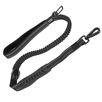 Dog Seat Belt, Dog Car Adjustable Pet Seat Belt Pet Safety Car Seat Belt Dog Walking Leash Anti-Lost Reflective Training Nylon Strap(Black)
