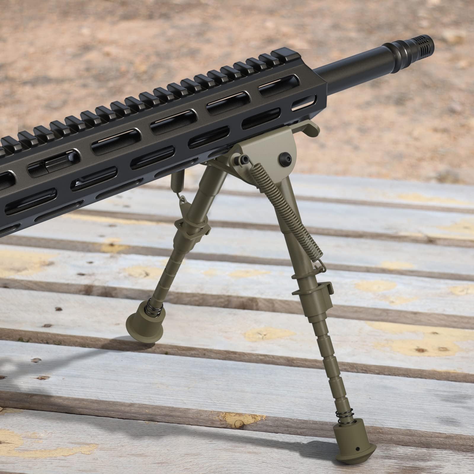 Feyachi B13 Mlok Bipod Rilfe leggero da 15 a 22 cm, attacco diretto al sistema Mlok per caccia e tiro