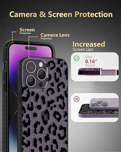 Miniatura 128 de SCORPIFY Funda para iPhone 14 [compatible con MagSafe] con diseño de mármol azul fantasía, bonita funda magnética para teléfono para mujeres, niñas